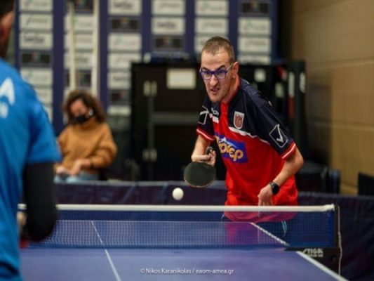 Πέντε ελληνικές ρακέτες στο ITTF Fa20 Montenegro Para Championships 2022