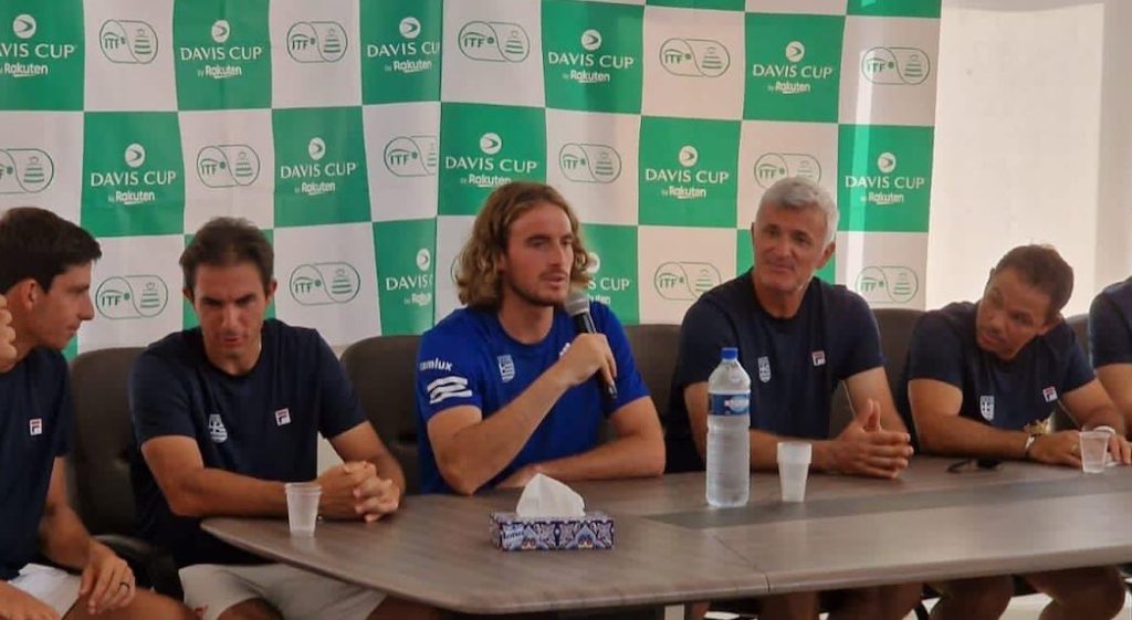 Davis Cup,Τσιτσιπάς: «Η έδρα δίνει κίνητρο και πλεονέκτημα στην Τυνησία»(vid)