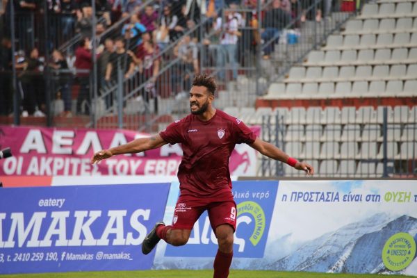 ΑΕΛ-Νίκη Βόλου 1-0: Ο Όγκμποε έδωσε τη νίκη στους «βυσσινί»