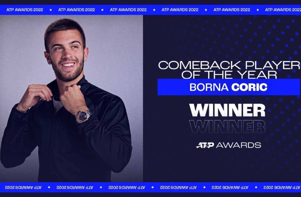 Κέρδισε το βραβείο «Comeback Player of the Year» της ATP ο Μπόρνα Τσόριτς (vid)