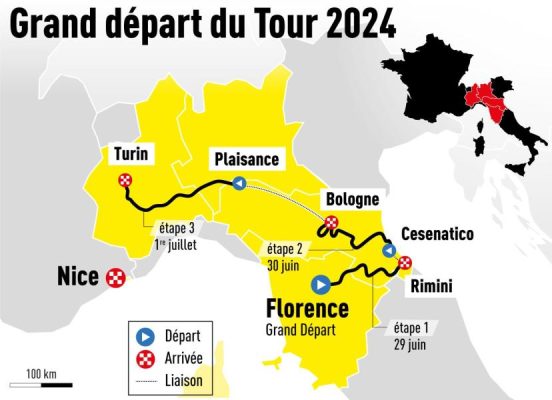 Γύρος Γαλλίας: Από τη Φλορεντία θα αρχίσει ο αγώνας του 2024