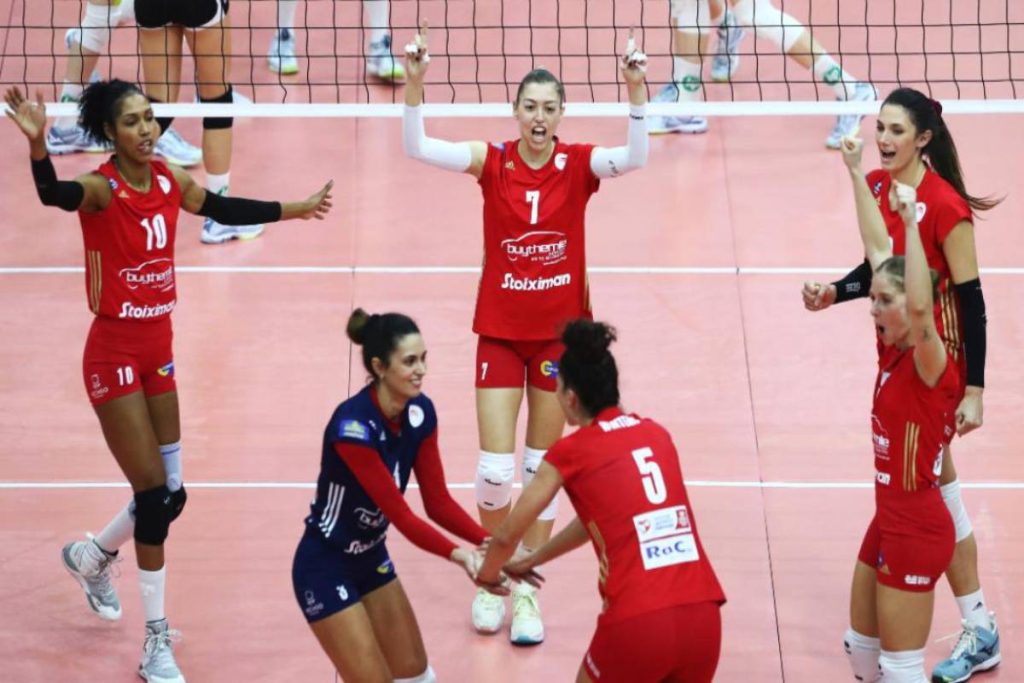 CEV Cup, Ολυμπιακός-Μπρνο 3-0: Τα highlights της αναμέτρησης (vid)