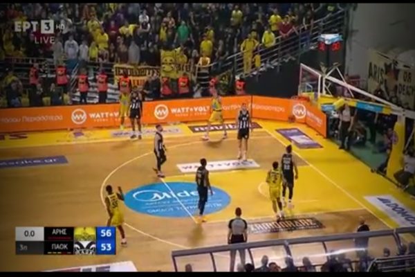 Άρης-ΠΑΟΚ Το buzzer beater το Νότε (vid)