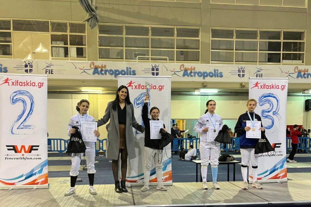 Κύπελλο Ελλάδος U13: Στην κορυφή η Αντιγόνη Δούμτση στο ξίφος ασκήσεως