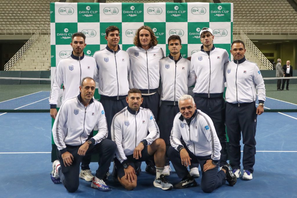 Davis Cup: Η είσοδος της ελληνικής ομάδας (vid)