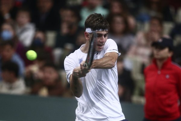 Davis Cup, Ελλάδα-Εκουαδόρ 2-0: Τρομερός Θάνος, ένα βήμα πριν από την άνοδο η Εθνική μας ομάδα (vids)