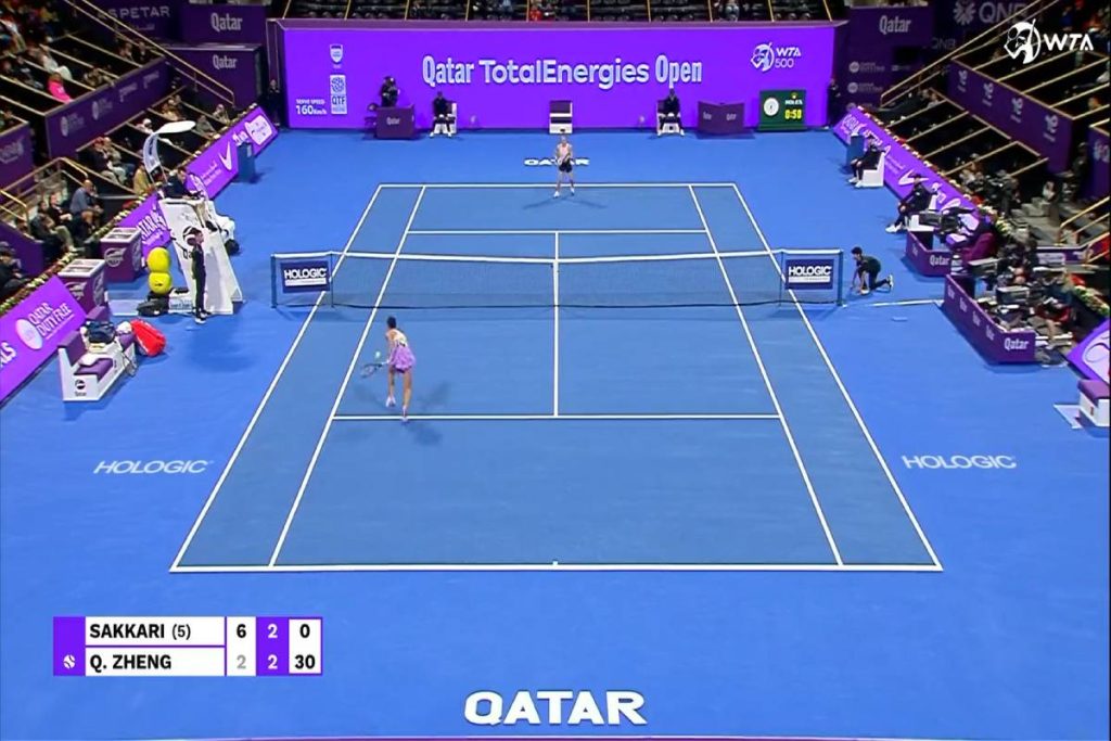 Qatar Open: Ο τρομερός πόντος της Ζενγκ στη Σάκκαρη (vid)