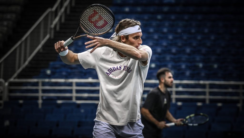 Davis Cup: Ολοκληρώθηκε η τελευταία προπόνηση της Εθνικής ομάδας (vid)