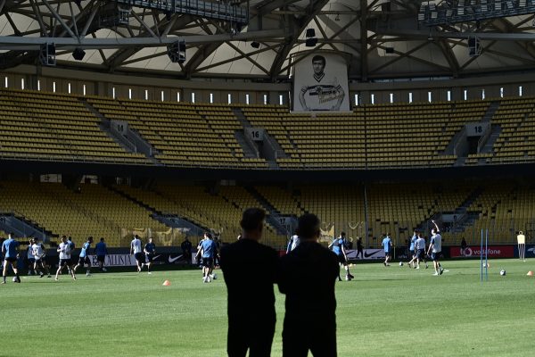 Η Εθνική στο νέο της σπίτι, στην Opap Arena (vid)