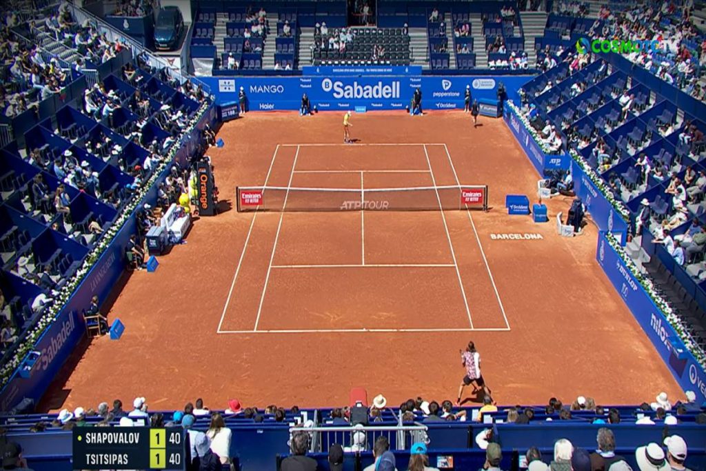 Barcelona Open: Το πρώτο break του Τσιτσιπά (vid)