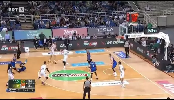 Παναθηναικός – Περιστέρι: Airball του Λι από κοντά (vid)