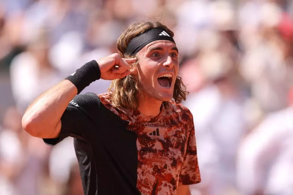 Roland Garros: Το match point του Τσιτσιπά μέσα από το κορτ (vid)