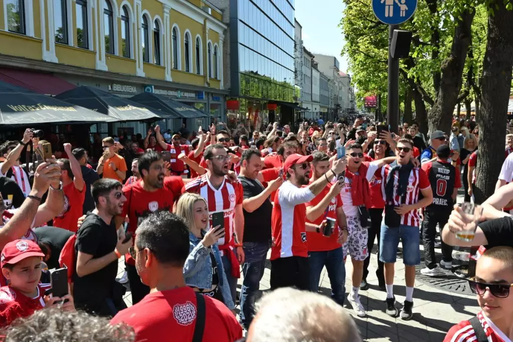 Ολυμπιακός: «Ερυθρόλευκο» το Κάουνας (pics)