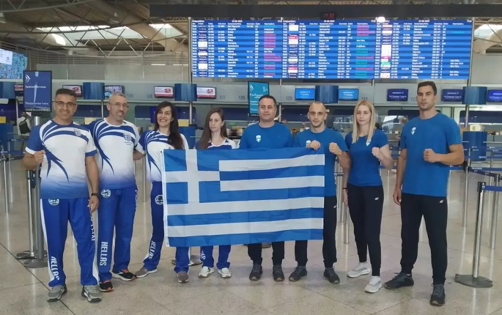 Εuropean Games: Aναχώρησε η Εθνική Muaythai, πλάνα από το αεροδρόμιο (vid & pics)