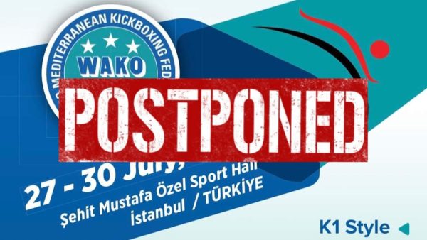 Αναβολή για το 1ο WAKO Mediterranean Kickboxing Championship