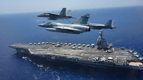 Συνεκπαίδευση των ΕΔ με το αεροπλανοφόρο «USS Gerald R. Ford»