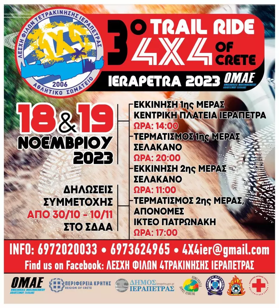 3ο Trail Ride 4X4 Ierapetra: Στην τελική ευθεία