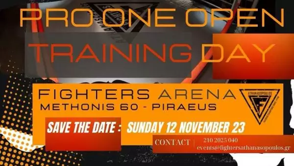 PRO One Open Training Day Νοεμβρίου από τους Fighters Athanasopoulos