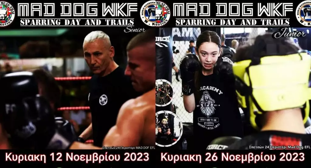 Mad Dog Promotion: Sparring days 12 και 26 Νοεμβρίου με στόχο την ανάδειξη νέων αθλητών