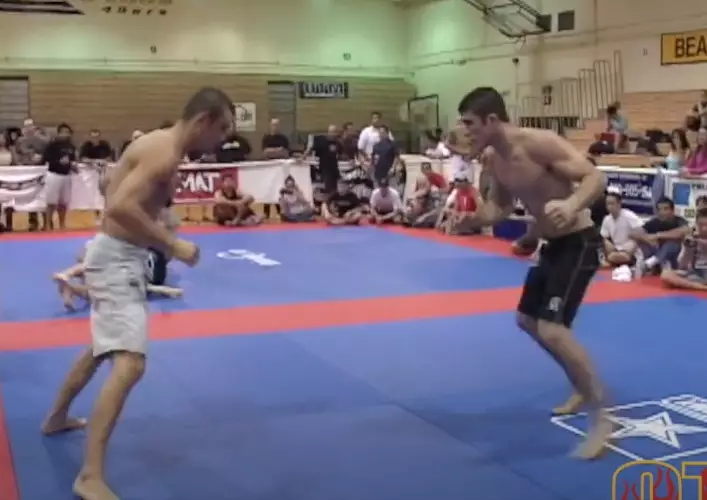 Ryron Gracie vs Rener Gracie (2005) Pan Ams Submission (vid)