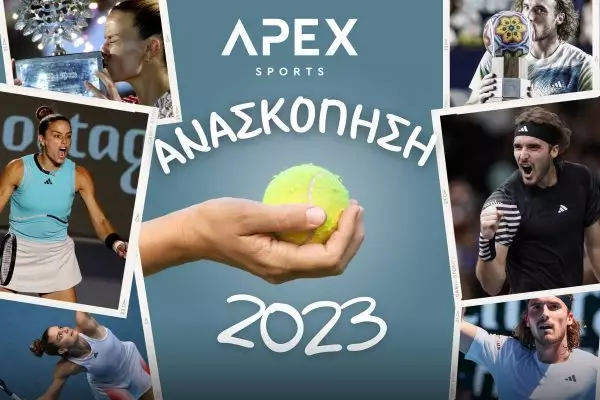 Χρονιά με τίτλους και Grand Slam τελικό για τον Τσιτσιπά, ξανά στο Top-10 η Σάκκαρη