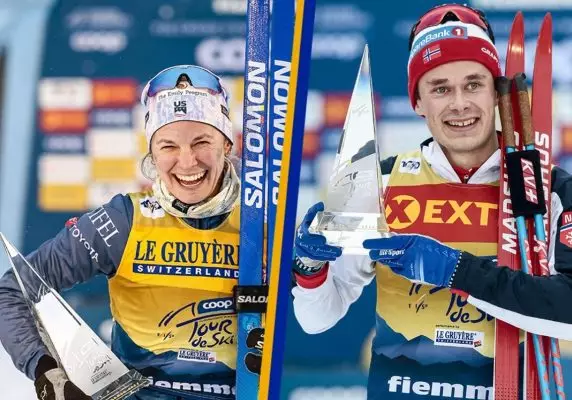 Άμουντσεν και Ντίγκινς οι νικητές του Tour de Ski.