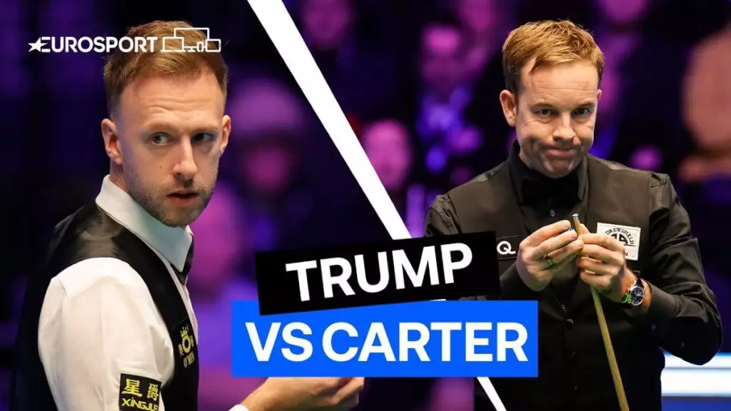 Ο Ali Carter νίκησε 6-5 τον Judd Trump.