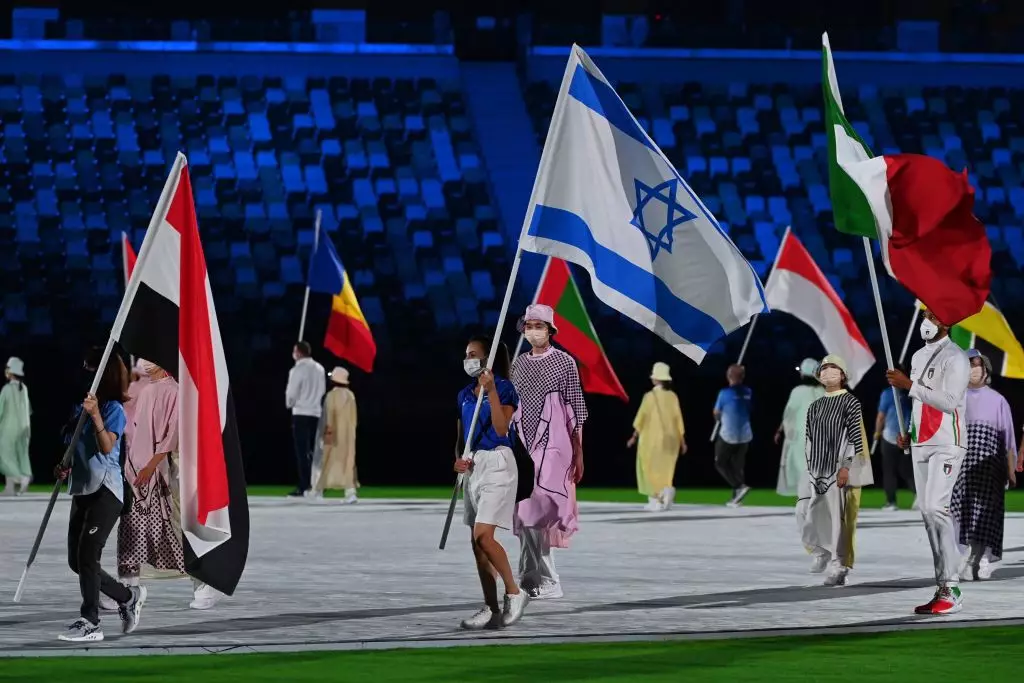 Το Ισραήλ στην τελετή έναρξης στις 26 Ιουλίου.