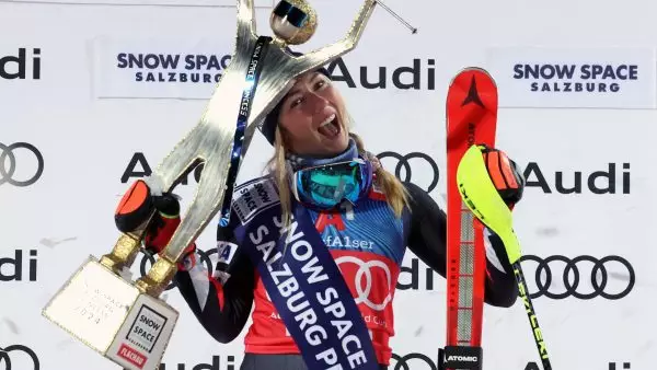 Τις 94 νίκες καριέρας έφτασε η Mikaela Shiffrin.