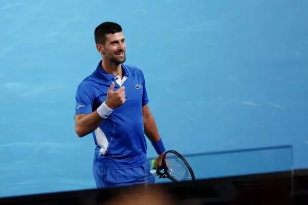 Ο Τζόκοβιτς με θεατή στο Australian Open