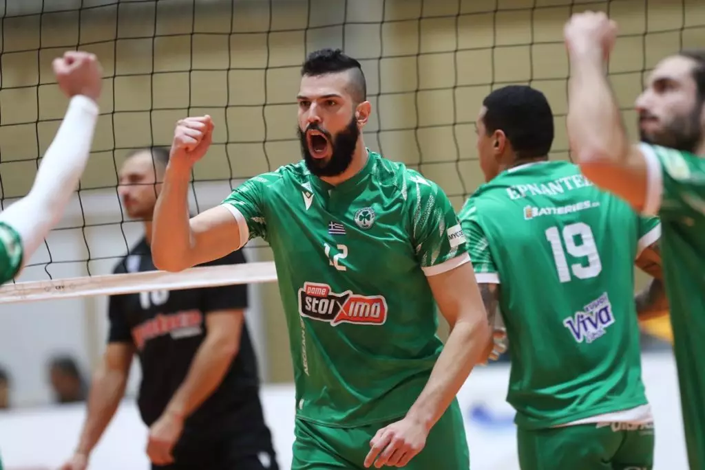 Volley League: Νίκη Παναθηναϊκού στο ντέρμπι, μεγάλο «διπλό» του Άθλου Ορεστιάδας (video)