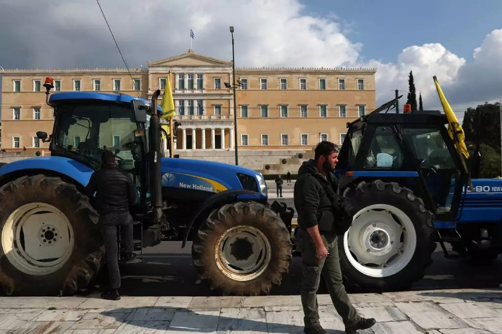 Οι αγρότες στην Αθήνα