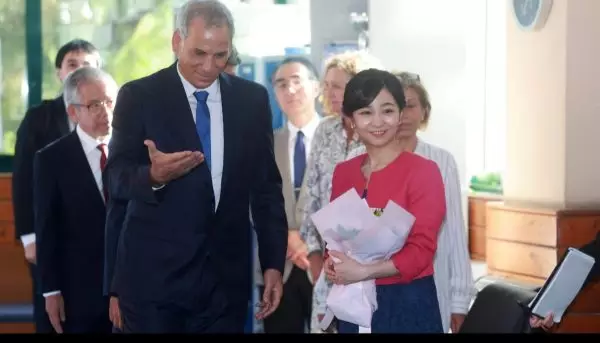 Η Πριγκίπισσα της Ιαπωνίας Κάκο επισκέφθηκε τον Πανελλήνιο
