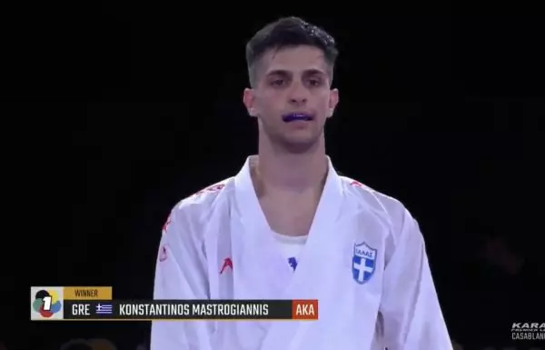 Μαστρογιάννης:  Χάλκινο στο Karate-1 Premier League 