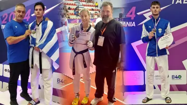3 μετάλλια οι σύλλογοι της ΕΤΑΒΕ στο G1 2024 European Club Taekwondo Championships στα Τίρανα