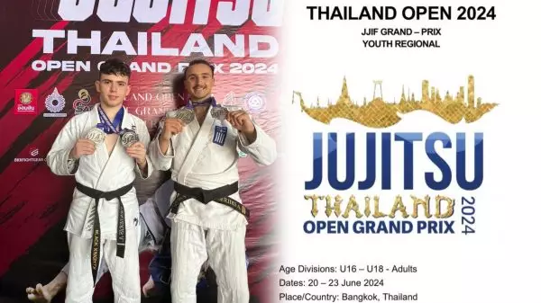 Δύο αργυρά μετάλλια από Bενιέρη & Βετσερίδη στο Ju Jitsu Grand Prix Open στην Ταϊλάνδη