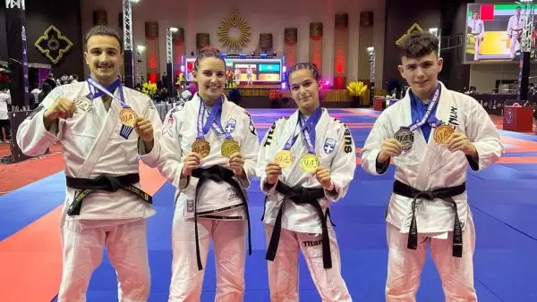 Χρυσό για Καρζή - Σερβέ και συνολικά 5 μετάλλια στο Ju Jitsu Grand Prix Thailand Open 2024
