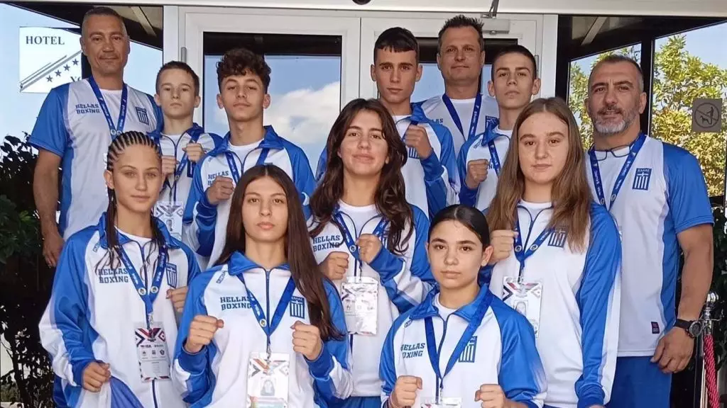 Η ελληνική αποστολή στο EUBC Schoolboys & Schoolgirls European Boxing Championships BANJA LUKA 2024